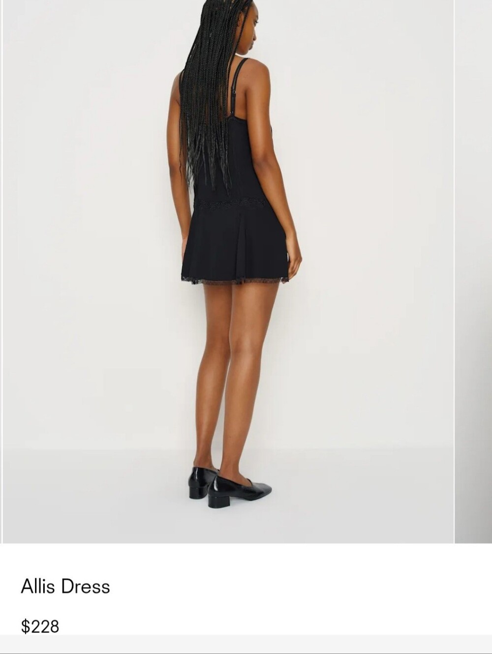 Reformation Allis Dress Black - Size 12